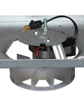 Replacement Bathroom Fan Motor Assembly For Select Models 757 769RFT-R01 769RL, preassembled motor, blower wheel, mounting plate, OEM silver part