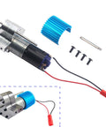 Metal RC Gearbox With 370 Brush Motor For WPL B14 B14K B24 B24K B16 B16K B36 B36K C14 C14K C24 C24K RC Car 12V DC Upgrade