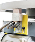 Close-up of Heavy Duty Welding Positioner With VFD Display Handling Up To 1102 LB Horizontal Load, showcasing drive components.