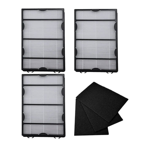3 Pack HAPF600 Replacement Filter B with 3 Carbon Pre-Filters for Holmes HAP615 HAP625 HAP650 HAP675RC HAP725 HAP750 products