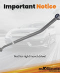 Rear Adjustable Track Bar For Jeep Wrangler TJ 1997 2006 Fits 1 To 6 Inch Lift Direct Replacement To Stop Axle Lateral Movement And Boost On Trail Handling For Rough Roads And Everyday Rock Crawling, grey powder-coated rear bar; not for right-hand drive