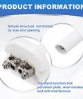 Meccanixity 4-inch K-type ceramic kiln thermocouple sensor with 3.3 ft wire, 1.5x100mm, 1100°C