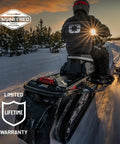 Premium Polaris Pro Series Snowmobile Drive Belt For Select Models With Enhanced Rubber Compound To Stay Cool Under Extreme Stress And Maximize Horsepower Transfer On The Track Via Patented Cord Treatment Process on a Polaris snowmobile