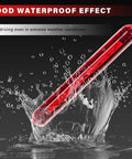 High Mount 24 LED Third Brake Light For Sedans, SUVs And Trucks, waterproof rear stop lamp bar splash demonstration