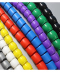 Colorful variations of Spiral Cable Sleeve Wrap 2 Meter Dope Flame Retardant Wire Protector Tube for Wires and Cables, flexible design.