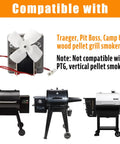 Upgraded 2.0RPM Auger Motor Replacement Part For Wood Pellet Grill Smokers compatible with Traeger Pit Boss Camp Chef