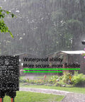 Wireless Relay Switch Remote For 12V 24V 48V 72V Systems No Fuss Setup, 30A Waterproof IP65 with rain in outdoor setting