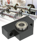 EF12 Ball Screw Support With Bearing For CNC Router And Lathe, Heavy Duty High Carbon Steel Ballscrew Mount Block in focus
