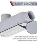 Threaded LB Conduit Body 1/2 Inch Die Cast Aluminum With Stamped Steel Cover Gray Powder Coat Finish And NBR Gasket For Rugged Electrical Conduit Installations