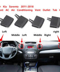 Air Vent Clip For Kia Sorento 2011 2018 Improve AC Vent Airflow And Direction No Fuss Clip On Replacement Custom Fit 974102P100 Blade Style Vent Clip Easy To Install, black ABS vent tab
