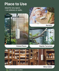 WiFi Temperature And Humidity Monitor For Home And Garden With Smart App Control Hygrometer For House And Plants Free Data Storage Export Three Sensors And One Base Station in nursery, plants, terrarium, wine cellar
