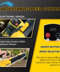 Cordless Leaf Blower Delivers 480 CFM At 170 MPH With Six Speed Settings And Digital Display, Brushless Motor, Tool Only