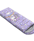Unicorn Themed Kids Sleeping Bag For Girls And Boys Lightweight Warm Cold Weather Outdoor Sack With Waterproof Shell
