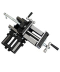 X-Y Compound Drill Press Vise Beefy 2 Way Heavy Duty Cross Slide Clamp with 6 Inch Jaw in Ductile Iron and Precision Ground Jaws
