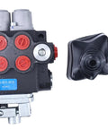 Three Spool Hydraulic Directional Control Valve With Joystick For Heavy Duty Industrial Equipment, 0 To 40 Liters Per Minute Flow