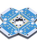 Heavy Duty 4 Piece Magnetic Welding Positioner Kit With Strong Suction Holds Up To 13KG for stable metal positioning.