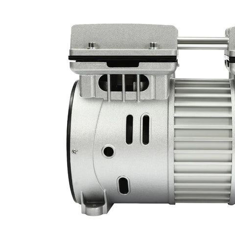 550 Watt Oilless Piston Compressor Pump With Copper Motor High Pressure Vacuum Head Silent Portable Air Pump For Lab Gas Tightness Tests Compact Industrial Grade Heavy Duty Performance Durable