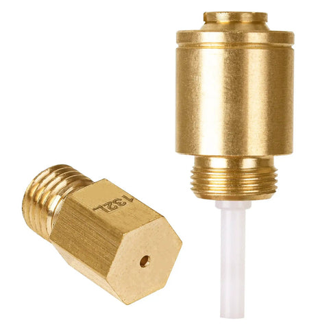Gas Conversion Kit For Washer Dryer Combo Converts Natural Gas To Propane, Quick Install For LP Fuel, brass connector pieces
