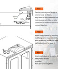 Installation guide for Digital Control Panel Replacement For Electric Smokers Works With 20070211 20070311 20070411 20070714
