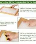 Step-by-step guide for removing protective film from Outdoor Library Book Box Storage Small Wooden Cabinet For Neighborhoods And Schools.