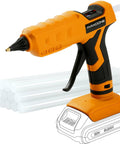 Cordless 100W Hot Glue Gun For 20V MAX Battery Tool Only Wireless Full Size Glue Gun With 12 Glue Sticks Included