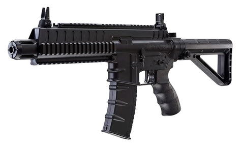 Steel Strike Automatic 177 Caliber BB Gun Air Rifle With 900 BB Drop Free Magazine CO2 Powered Single Shot Or 6 Round Burst