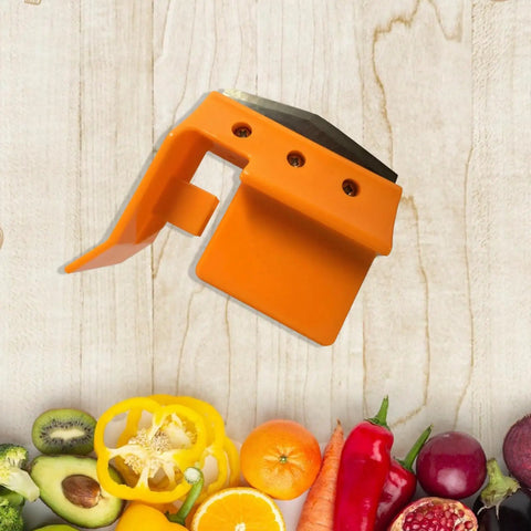 Blade Assembly Replacement Part For Juicer XC2000E Series, Durable Plastic Build For Efficient Juice Extraction, Compatible With XC2000E Models, Easy Install For Your Juicing Machine, orange plastic blade assembly