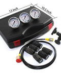 Portable Hydraulic Nitrogen Accumulator Charging Pressure Gauge Tool For Excavators 10 MPa 25 MPa 40 MPa Kit With Inflation Valves