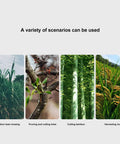 Variety of outdoor uses for Double Scythe Garden Tool With High Manganese Steel, Easy Install, And Comfortable Grip.