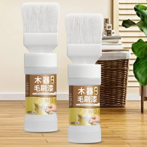 Quick Restoration Wood Paint for Cabinets and Furniture, 180g, Scratch Fix, Fast Drying Finish, Easy Brush and Cloth Application