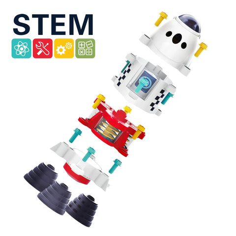 Hands On Rocket Space Toy Set For Kids Explore The Cosmos With A Spaceship Playset Space Shuttle And An Electric Drill Two