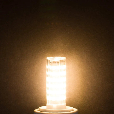 LED E11 Mini Candelabra Light Bulb 5W High Output 500 Lumens 3000K Soft White Dimmable Halogen Replacement glowing