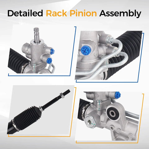 Hydraulic Power Steering Rack And Pinion Assembly For Honda Pilot 2003 2004 2005 2006 2007 2008 Drop In Replacement OE 53601S9VA01 53601-S9V-A01 Durable Steering Gear Kit For Easy Install