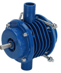Mini Self Priming Drill Pump Hooks Up To Your Electric Drill To Shift Water Like A Champ During Aquarium Maintenance Sink Drainage Or Flood Cleanup While Featuring Thermal Overload Safety, blue plastic body, compact design.