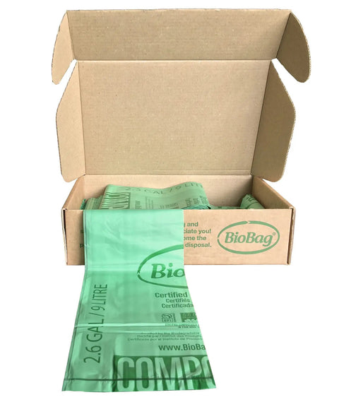 Heavy Duty Compostable Food Scrap Bags 100 Count Bpi Certified Biodegradable Kitchen Counter Liners Zero Hassle Home Compost Trash Slick Eco Friendly Pack With Tough Edges