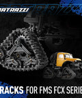 All Terrain Caterpillar Track Set 2Pcs For 1/18 FCX18 And 1/24 FMS RC Trucks Beefed Up Replacement Parts To Take On Dirt Trails