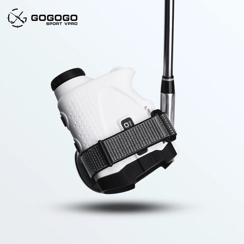 Magnetic Rangefinder Strap With Velcro And Rubber Coated Base Adjustable Golf Rangefinder Holder Band for cart or club use
