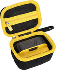 Tough As Nails Hard Shell Carrying Case For Franklin Sensors Prosensor M70 Stud Finder With Seven Detection Sensors Heavy Duty Eva Travel Organizer Bag Black Variant opened showing interior design and zipper.