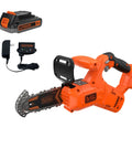20V Max Pruning Chainsaw Kit With Battery And Charger Included For Cordless Small Branch Cleanup, 6 Inch Bar, Up To 4 Inch Cut Capacity, 55 Cuts Per Charge, Integrated Tip Guard, Bolt Lock Tension, Oil Free, Storage Sheath