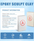 Epoxy Putty 10 Oz 280 G Fast Fix That Bonds Fills Leaks Cracks Holes In Metal Wood Tile Ceramic Plastic Plus It Doubles As Sculpting Clay For Bonding Repair And Shaping White, product packaging and information displayed.