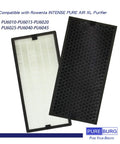 Replacement HEPA Filter Kit With Activated Carbon For Rowenta Intense Pure Air XL PU60XX Series Air Purifiers PU6010 PU6015