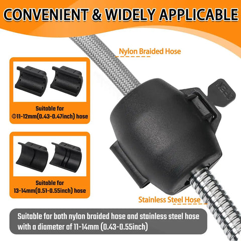 Heavy Duty Gravity Weight Ball For Pull Down Faucet Hose No Sweat Kitchen Sink Sprayer Replacement with Nylon Braided and Stainless Steel Hose