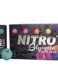 Glycerin Golf Balls 15 Ball Pack With Semi Translucent Covers In Assorted Colors For Better Visibility High Spin Titanium Core