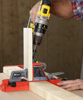 Auto Jig Pocket Hole Jig System Starter Pack With Self Adjusting Design and 50 Assorted Screws used for wood joinery
