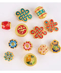 Snag These Dope Oil Drip Beads For DIY Jewelry Making With Ten Sand Gold Acrylic Bracelet Spacers And Necklace Earring Craft Findings To Level Up Your Creative Sessions: Colorful decorative beads for crafting, various shapes and sizes.