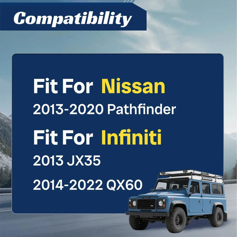 Compatibility fit for Nissan 2013-2020 Pathfinder and Infiniti 2014-2022 QX60 for Front Lower Control Arm Set For Infiniti QX60 2014 2022 And Nissan Pathfinder 2013 2020 2 Pieces Left And Right Replacement Kit With Durable Metal Construction For Smooth Handling And Precise Alignment K623063 K623064