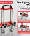 金属屋根用工具および加工用 板金Roller ステーションベンダー 0～100度の曲げ加工が可能 軽量で持ち運びに便利