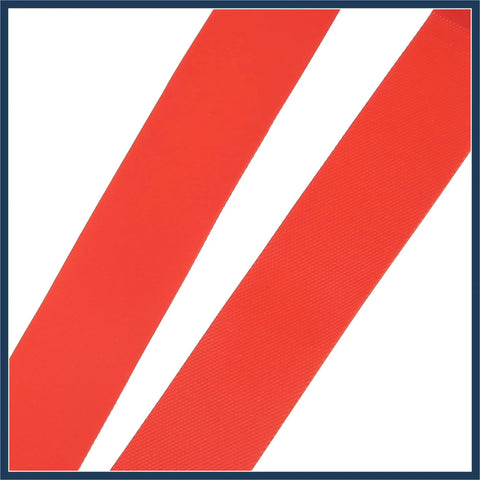 Red PVC Rim Tape Pair For 700C 27 Inch Bike Wheels Heavy Duty Rim Strip Liner for protecting inner tubes from punctures.