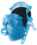 Ultra Flex Gel Kneepads With Comfort Zone Gel Center for all day comfort and durable soft flex straps, blue pair