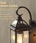 Solid Copper Outdoor Wall Light with Oil Rubbed Bronze Finish, 18.5 Inch Porch Lantern, Clear Beveled Glass, wall-mounted sconce.